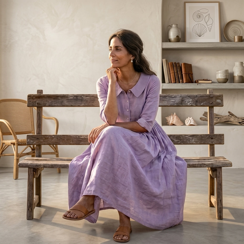The Maison Lavista Santorini Dress