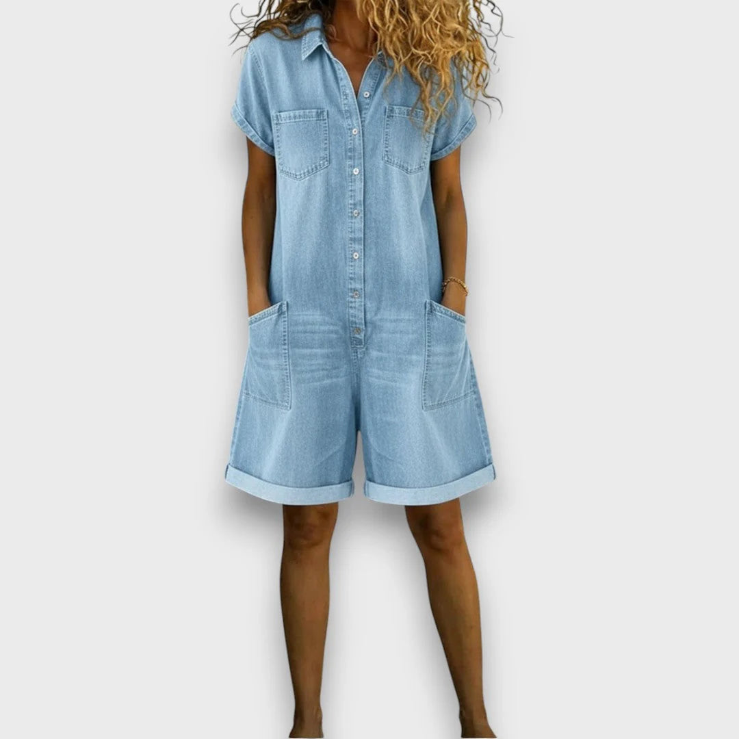 The Maison Lavista Denim Jumpsuit