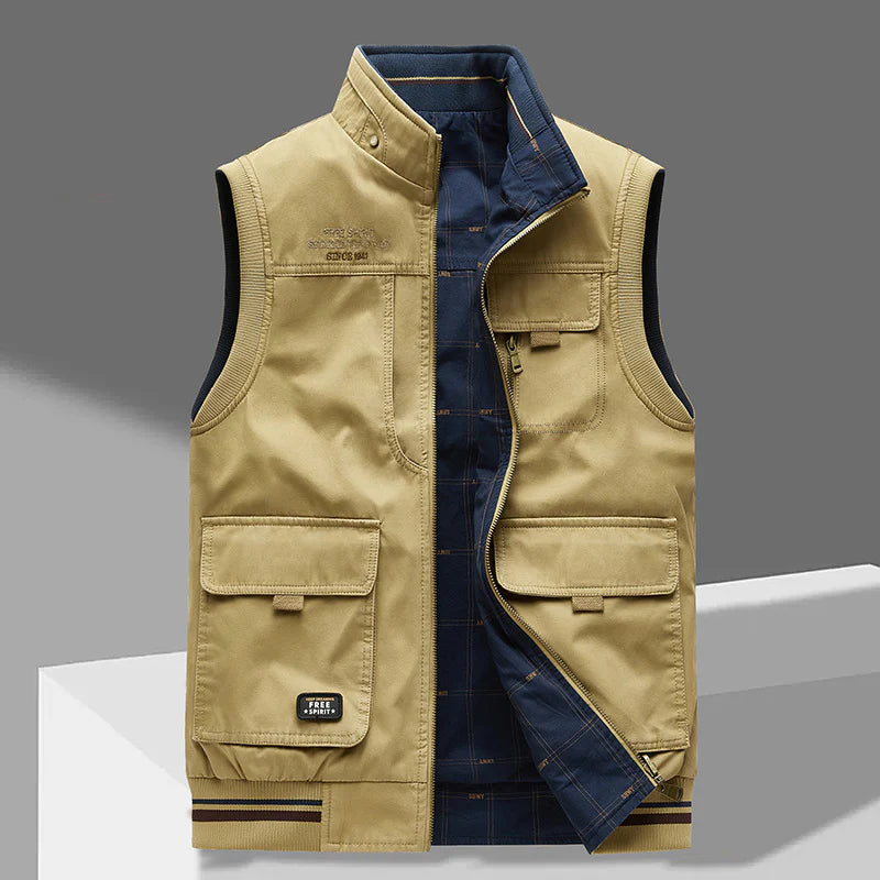 The Maison Lavista Double-sided Cotton Vest