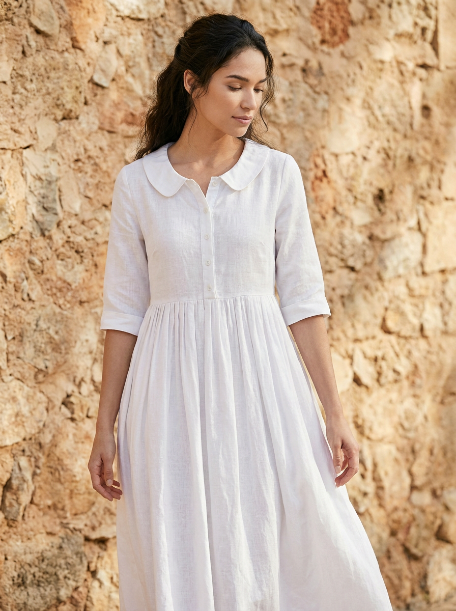 The Maison Lavista Santorini Dress