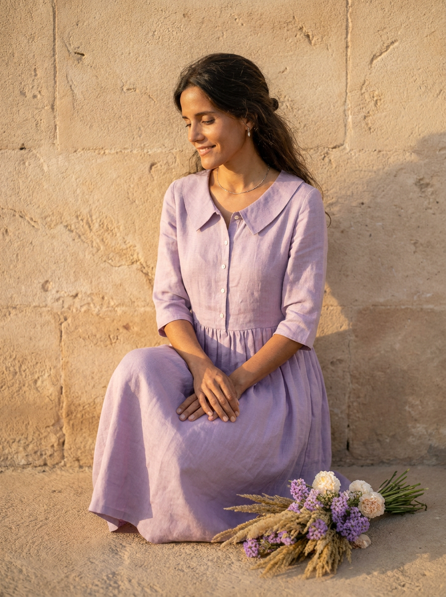The Maison Lavista Santorini Dress