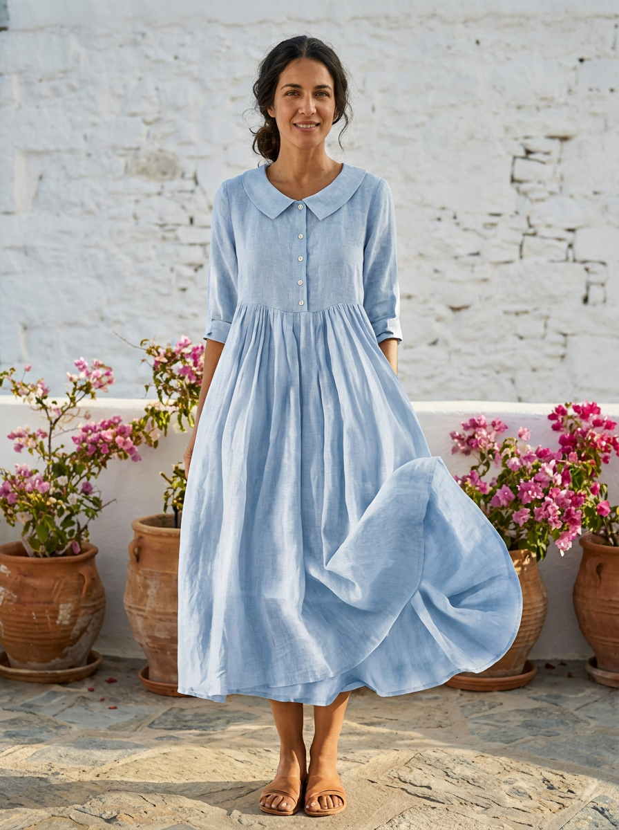 The Maison Lavista Santorini Dress