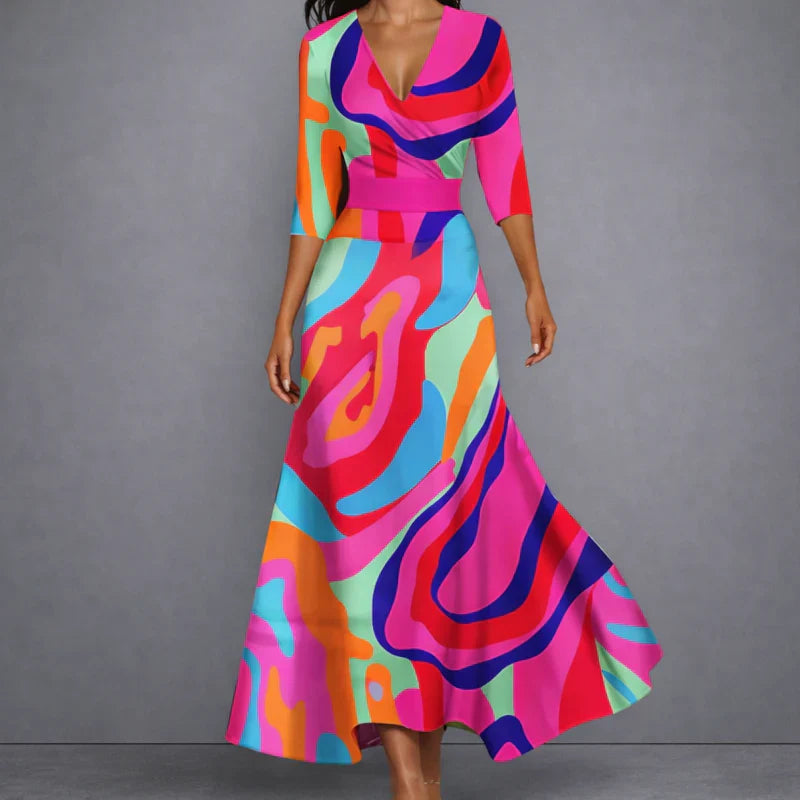 The Maison Lavista Slim Tight Waist Dress