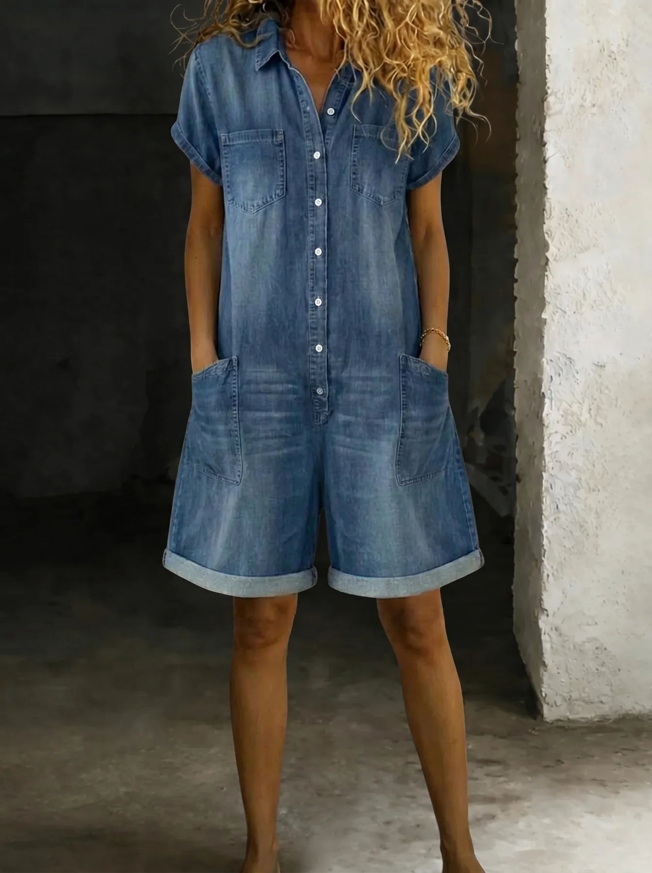 The Maison Lavista Denim Jumpsuit