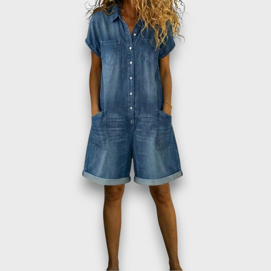 The Maison Lavista Denim Jumpsuit