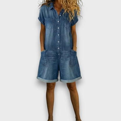 The Maison Lavista Denim Jumpsuit
