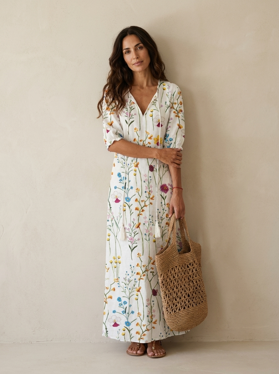 The Maison Lavista Wildflower Maxi Dress