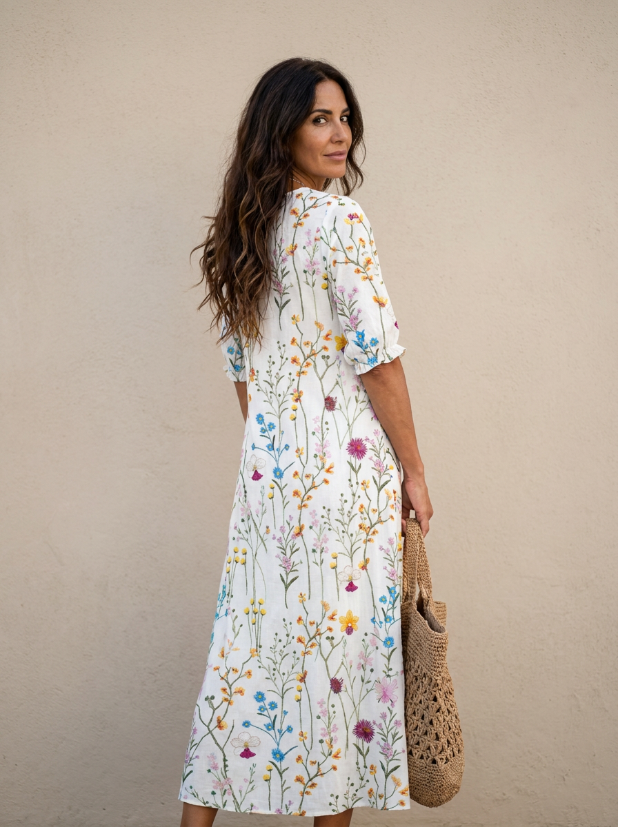 The Maison Lavista Wildflower Maxi Dress