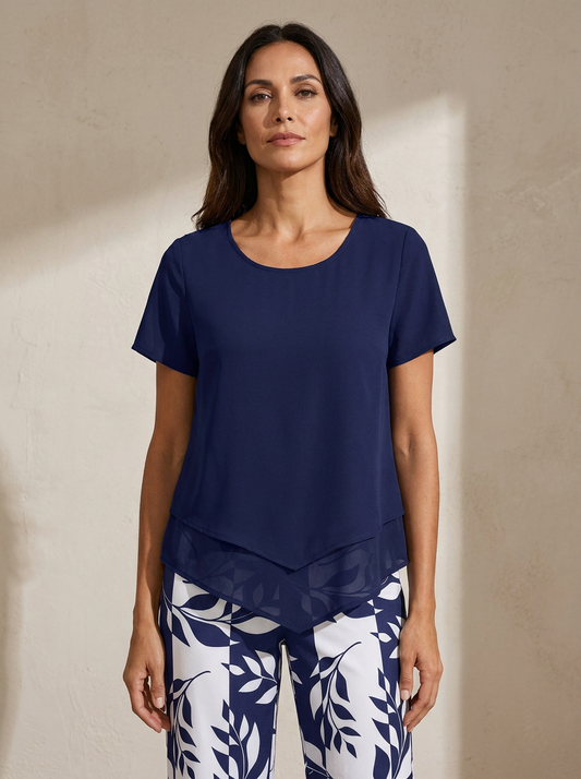 The Maison Lavista Chiffon Layer Top
