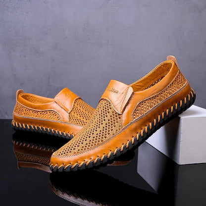 The Maison Lavista Woven Leather Slip-On
