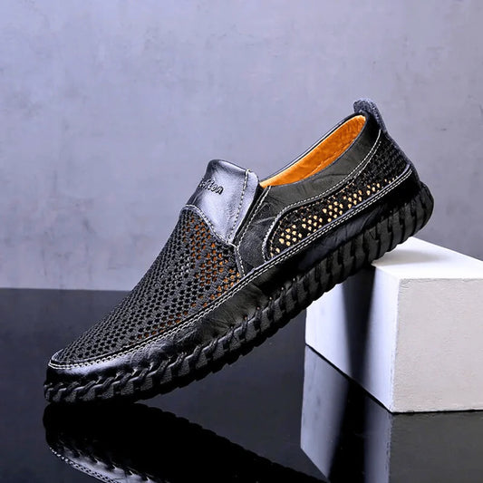 The Maison Lavista Woven Leather Slip-On